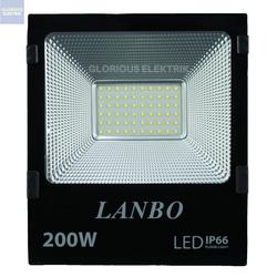 Lampu Led Sorot Tembak Flood Light 200 Watt Outdoor Waterproof IP66 - Putih