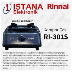 RINNAI KOMPOR GAS 1 TUNGKU CERAMIC SUN BURNER RI-301S