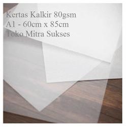 Kertas Kalkir 80gsm A1 - 60cm x 85cm HARGA PER LEMBAR