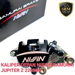 Kaliper Depan Nissin Samurai Jupiter Z 220MM - Biru