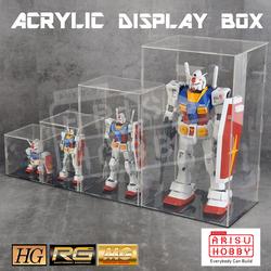 Gundam Acrylic Display Box Pajangan Kotak HG RG MG 1/144 1/100