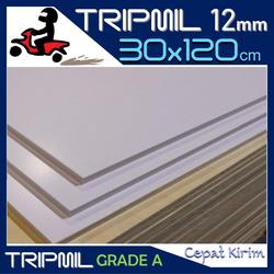 Triplek Melamin Putih 12mm 30x120 cm | Triplek Melamin 12 mm 120x30 cm