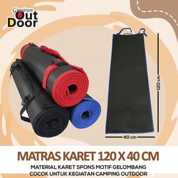 Matras 120 x 40 / 40 x 120 Karet Spon outdoor camping tenda - Biru