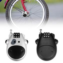 Universal Telescopic Wire Rope Steel Cable Lock MTB Bike,kunci sepeda,Gembok Kabel Baja Sapi Multifungsi Motor - Sepeda – Helm - Ransel dll - Silver