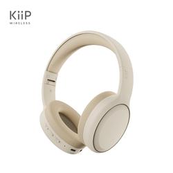 KIIP WIRELESS TH30 HEADPHONE BLUETOOTH HEADSET EARPHONE - Beige