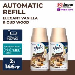 Glade refill matic spray elegant vanilla & oud wood 225ml - twin pack
