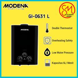 MODENA GI0631L Water Heater Gas Pemanas Air Mandi RAPIDO GI 0631 L