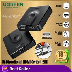 Ugreen HDMI Bi-directional Switch Kabel 2in1 switcher 4K mirror signal - 50966 2in1
