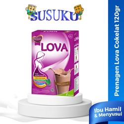 Prenagen  Lova Susu Nutrisi Ibu Hamil dan Menyusui Rasa Cokelat/Strawb - Coklat 120gr