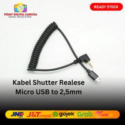 Kabel Cable Remote Shutter Realese Micro USB to 2,5mm Panasonic GH3 GH