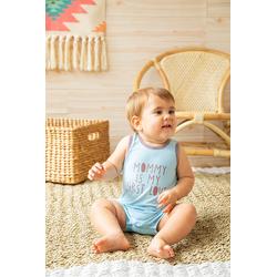 Kottonville Milo Romper Cloud Blue - 0-3m
