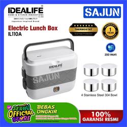 IDEALIFE Electric Lunch Box IL110A Penghangat Makanan 4 Bowl 2.0L