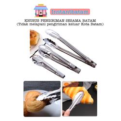 646 Penjepit Makanan Gorengan Kue Serbaguna Bahan Stainless Steel Alat Kitchenware
