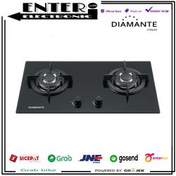 DIAMANTE ELEGANTIA 725 - KOMPOR TANAM BUILT IN GAS HOB 2 TUNGKU BURNER