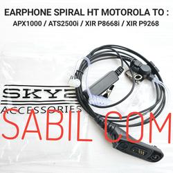EARPHONE HEADSET FBI PAMRES HT MOTOROLA APX1000 APX 1000 ATS 2500i