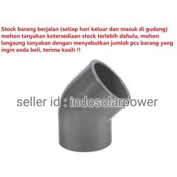 Elbow keni 8" 45° 45 derajat RUCIKA 8 in inci inch D Knee Keni PVC pipa siku bisa untuk semua merk pipa selama SNI