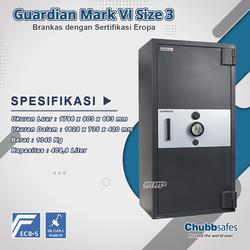 Brankas Chubb Guardian Mark 6 Size 3, Brankas Tahan Api dan Bongkar