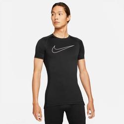 Nike Pro Dri FIT Men's Tight Fit Short Sleeve Top kaos ketat fitness