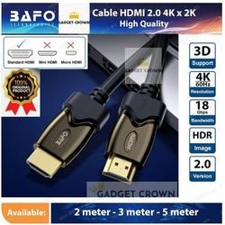BAFO Kabel HDMI Male to Male V2.0 2 3 5 Meter ORIGINAL 2m 3m 5m