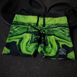 CELANA PANTAI BALINESE MUSCLE CELANA SURFING SURF GYM FITNESS KMCR - Hijau, M