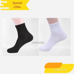 Kaos Kaki Diatas mata kaki Tanpa Tumit Hitam Polos