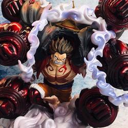 Statue Luffy gear 4 Kong Six Gun Action Figure (foto real foto ke 5)