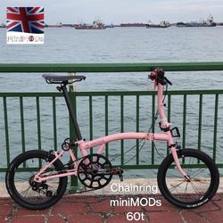 miniMODs chainring 5 lubang BCD130 BCD110 BROMPTONN MINIVELO GRAVEL