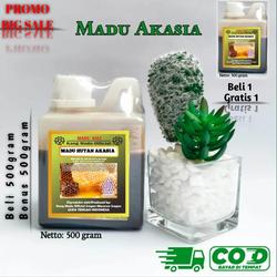 Beli 500gram gratis 500gram total 1000gram madu hutan akasia