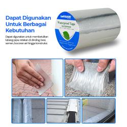 KYTO Lakban Aluminium Foil Butyl 0.8 mm Waterproof 20 cm x 10 m - LS5