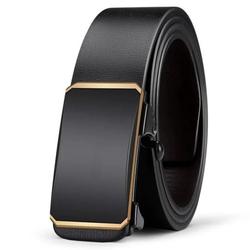 Ikat Pinggang Pria Kulit Model Rel Sabuk Gesper Belt SQIU SOLQU