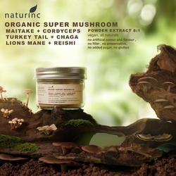 Bubuk Extract mushroom jamur lions mane cordycep reishi turkey tail