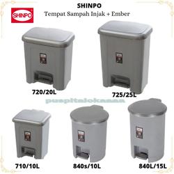 SHINPO - Tempat Sampah Injek | Tempat Sampah injak 10L-15L-20L-25L
