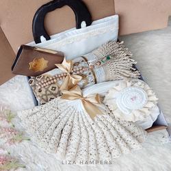 Hampers Mukena Sajadah Al Qur'an, Kado Nikah, Hantaran, Kodo Wisuda