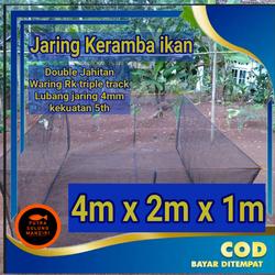 Jaring Kolam apung | hapa Waring Premium Rk | Keramba Ikan 4x2x1 H421
