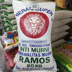 Beras Kepala Singa Merah Super Ramos Inti Murni 20KG (Original 100%)