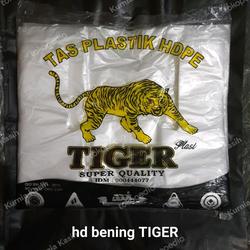 kantong plastik kresek hd bening transparant TIGER 15 24cm 300gr/pak