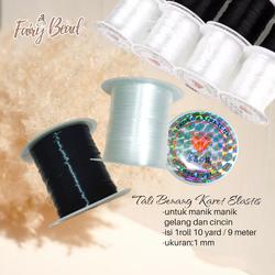 TALI BENANG KARET ELASTIS Super Kuat Tali Serat Korea untuk gelang DIY