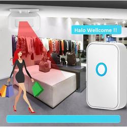 Bel toko PIR alarm sensor gerak doorbell door bell wireless CACAZI