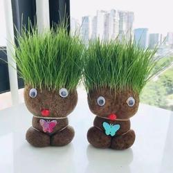 Boneka Tanaman Hias Boneka Rumput Hijau