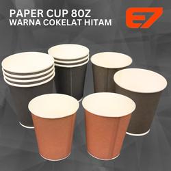 Jual Paper Cup 8oz Kraft Brown - Gelas Kertas Coklat, Gelas Kopi, Hot ...