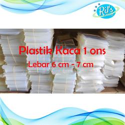 Plastik OPP Kaca Lebar 6cm - 7cm - Souvenir - Plastik Bening Aksesoris Tanpa Lem ( Per 1 Ons ) Ukuran Lebar 6 cm - 7 cm