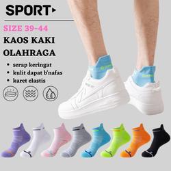 3102 SPORT Kaos Kaki Olahraga tebal Laki-Laki Abu Hijau Neon Pink Putih Hitam Ungu Orange Biru Size 39-44 Serap Keringat Kulit B'nafas Karet Elastis