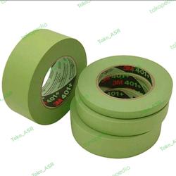 3M 401+ Masking Tape Green/Hijau-Lakban 3M 233 High Temperature