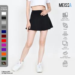 Rok Pendek Wanita Kasual Rok Mini Korea Skirt Flare Rok Payung Scuba