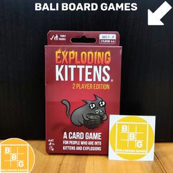 Exploding Kittens 2 Player Edition Board Game Original BaliBoardGames