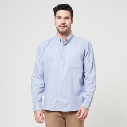 Peternation plus linen basic panjang regular fit cadet gray