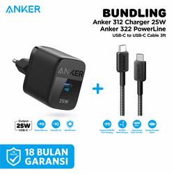 Anker 312 Charger (Ace 2, 25W) Black ...