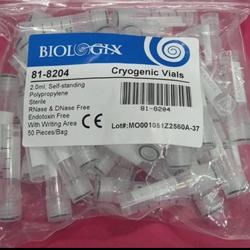 Biologix Cryovials With Caps, 2.0ML Cryogenic Vials, External, 50/Bag - View #2