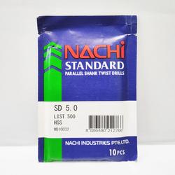 Mata Bor Besi HSS NACHI 5 mm | Twist Drills Hss Nachi 5.0 mm