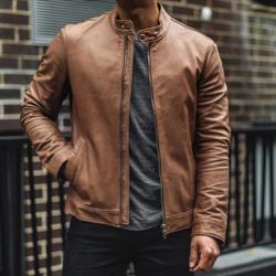 jaket kulit domba kualitas super 100/% asli garut